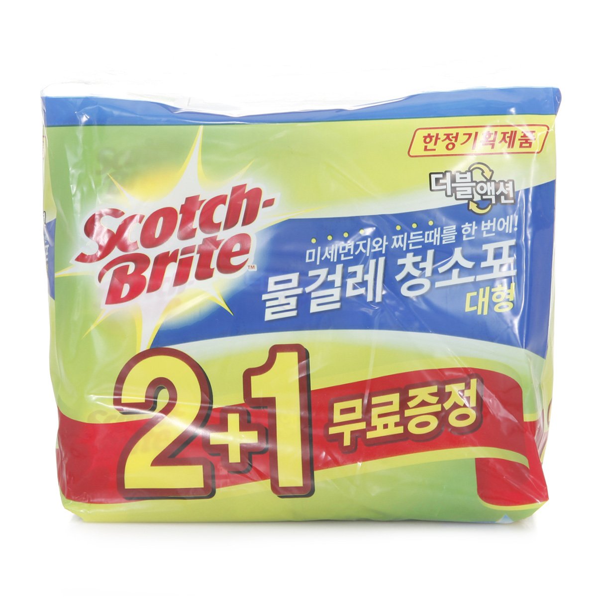 3M 물걸레청소포 더블액션 대형 40매+20매