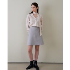 MIDIUM A LINE SKIRT GRAY 미디엄 에이라인 스커트 그레이