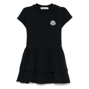 몽클레어 L19518I0000489AUM 778 NAVY COTTON SHORT SLEEVE DRESS