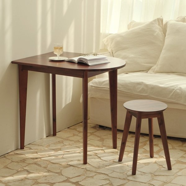 동서가구 모먼트 원목 반원 식탁 테이블 800 DF927245