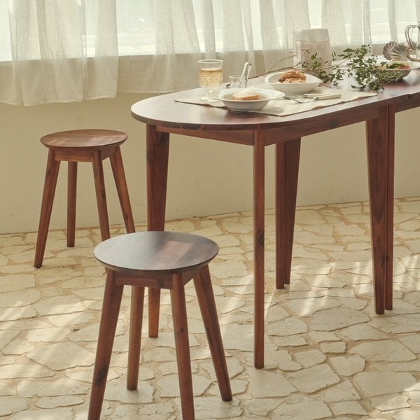 동서가구 모먼트 원목 반원 식탁 테이블 800 DF927245