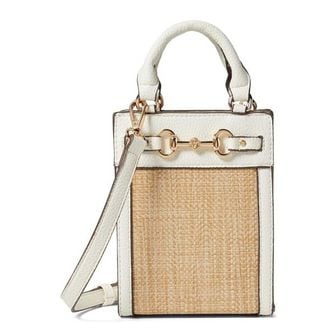 이스퀘어 4284439 Anne Klein Mini N/S Straw Crossbody