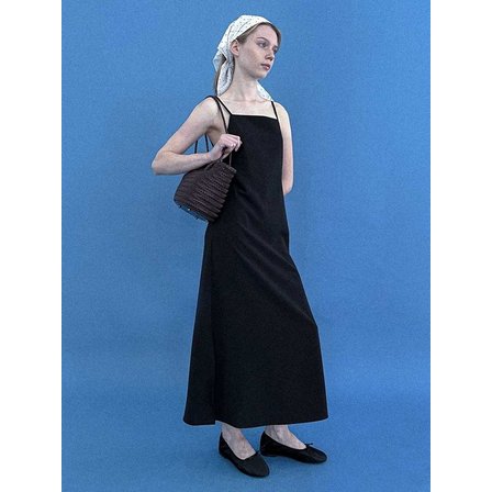 스튜디오 솔트 [25 SUMMER][SALT Label] CLASSIC LONG DRESS_BLACK