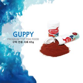  [로얄수족관]그로비타 구피 전용 사료 65g