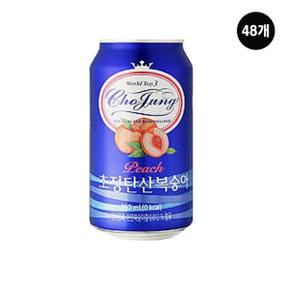 초정탄산 복숭아 350ml 캔 48개