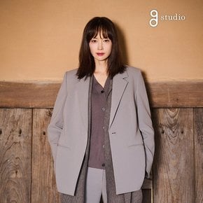 24FW 트리아세테이트 세미롱자켓