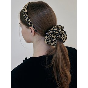 Leopard Big Scrunchie_2color