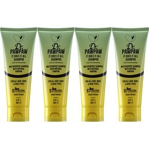 Dr.PAWPAW 닥터포포 샴푸 It Does It All Shampoo 200ml 4팩