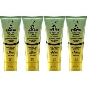  Dr.PAWPAW 닥터포포 샴푸 It Does It All Shampoo 200ml 4팩