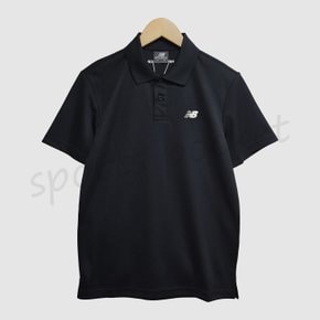 NFEC1013 블랙 UNI CP 피케 반팔티 (STANDARD FIT) 남여공용 카라티 에리티셔츠 PK티