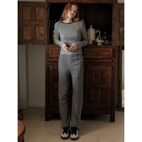 Cest_Causal side button pants_GRAY