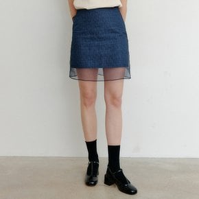 무어 시스루 미니 스커트 / MOORE SEE THROUGH MINI SKIRT_2colors