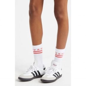 4885866 Sporty & Rich Stripe Logo Crew Socks 97308419