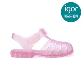 [IGOR] 이고르 클라시카 젤리슈즈 크리스탈 글리터 핑크