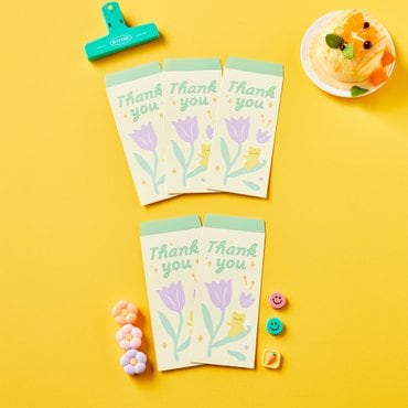 BUTTER(버터) [버터샵] 플라워 용돈봉투 옐로우