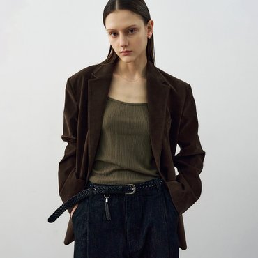 노이어 포우먼 25ss 멀티 리브드 슬리브리스 NW25STS02 (3color)
