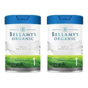  벨라미스 베타 제니카-8 스텝1 유아 포뮬라 분유 800g 2팩 (호주배송) Bellamys Organics Beta Genica-8 S