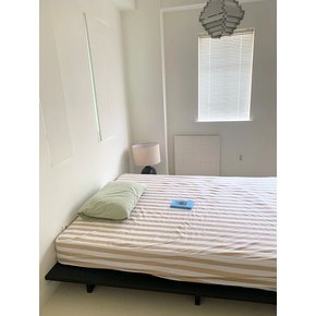 포니 스트라이프 먼지없는 순면100% 매트리스커버 S/SS,Q 2colors