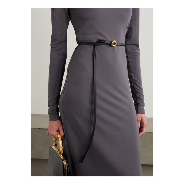 디앙슈 오르빗 가죽 웨이스트 벨트 블랙 46376663162855139