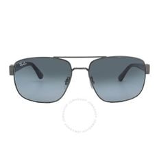 4133226 Ray-Ban Blue Gradient Grey Aviator Mens Sunglasses