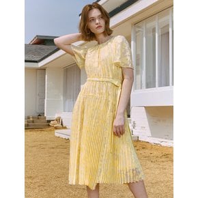 [최초가:218000원]Reighlee / See-through Pleated Dress