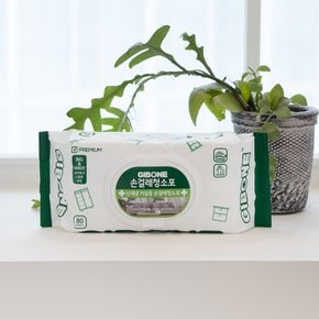 손걸레 청소포 프리미엄 80매 1팩