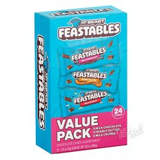 [당일발송]피스터블 미스터비스트 밀크 초콜릿 버라이어티팩 24팩 FEASTABLES MRBEAST VARIETY P