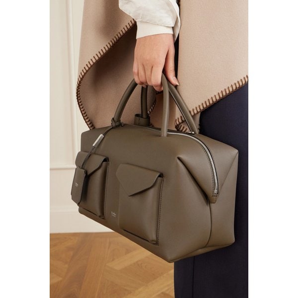 텍스처드 가죽 토트백 46376663162954418