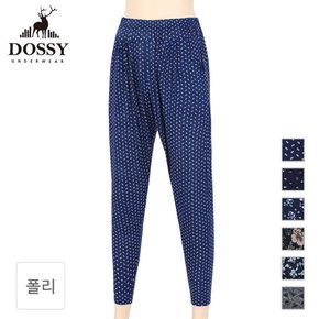 [DOSSY] 쿨냉감 까실이 여성 9부 홈웨어 바지 IJW0633