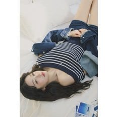 [장원영PICK] 여성 오프숄더 스트라이프 스웨터 T32F1KTO51TWT1 TOMMY JEANS