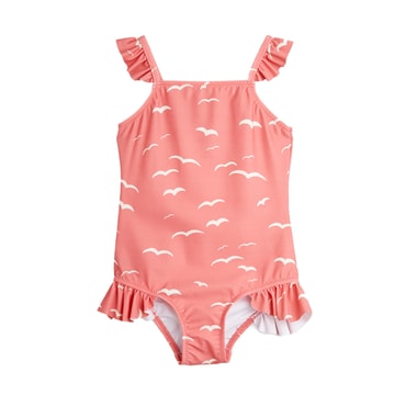 매직에디션 [MINI RODINI] (C)Seagull aop frill swimsuit (2528011128)