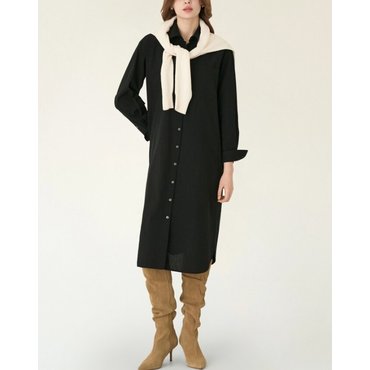 DKNY 시즌오프30%엠보 패브릭 원피스 (DW2F1WOP031C)