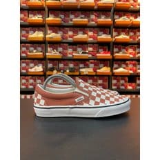 [파주점] (남여공용) 클래식 슬립온 (Classic Slip-On)(Color Theory Checkerboard Auburn)(VN000D03C9J)