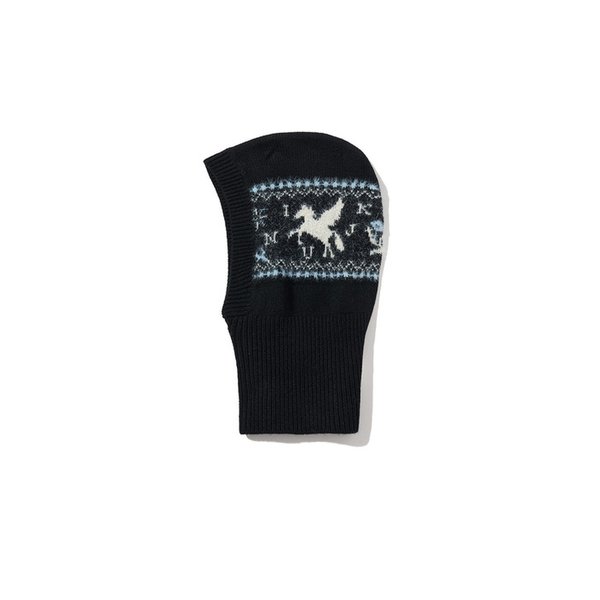 Nordic Knit Balaclava Black