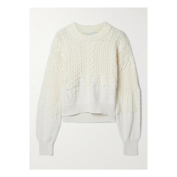 라 리뉴 알란 케이블 니트 울 블렌드 스웨터 1647597331769436