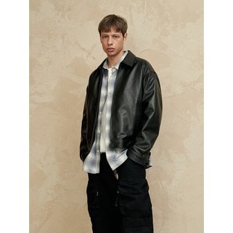 스페로네 [리얼레더] 램스킨 오버핏 투웨이 싱글 자켓