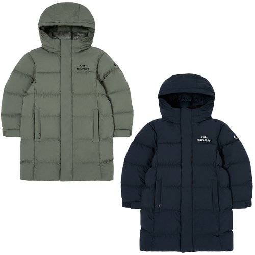 아이더 25FW 신상 택가 360000원 JUW25592 제타 2.5 겨울 키즈 남녀공용 롱 다운 자켓 / 가벼운 롱패딩
