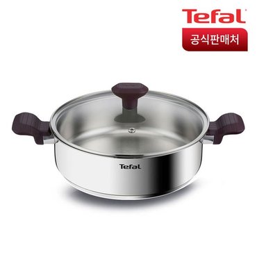 테팔 [중단]인덕션 스테인리스스틸 테이스티쿡 전골냄비 24cm