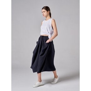 AW31PT11 C_TECH FLARE PANTS_DARK NAVY