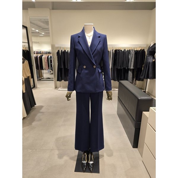 [파주점] 세트 슬림핏 더블 원버튼 자켓 + 슬림 부츠컷 팬츠 JS2B0JK412,JS2B0SL412