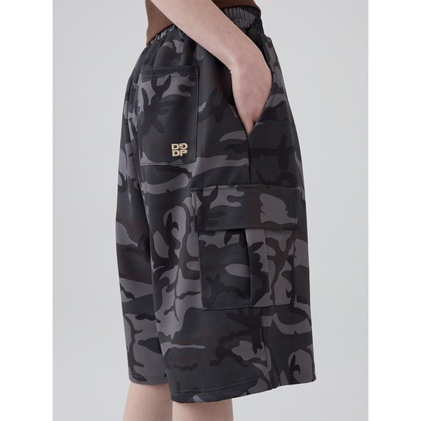 DGDP 버뮤다 카모 포인트 카고 스웨트 숏 팬츠_2color