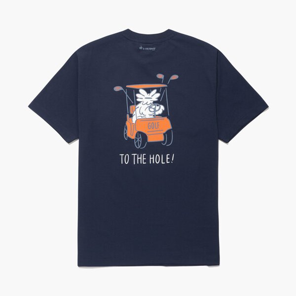 [여주점] 콜라보_하이다나] 남성 라운드 티셔츠 GQ221MRS61 NAVY