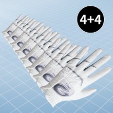 지맥스 4+4 gmax 필드 스크린 파크 연습용 양피 반양피 골프장갑 8장 세트
