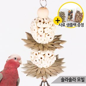 솔라솔라 모빌 솔라볼 뜯기 놀이 앵무새 장난감 05385