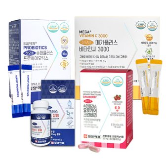 일양약품 하모네 슈퍼플러스 유산균 프로바이오틱스 비타민C 크랜베리 칼륨
