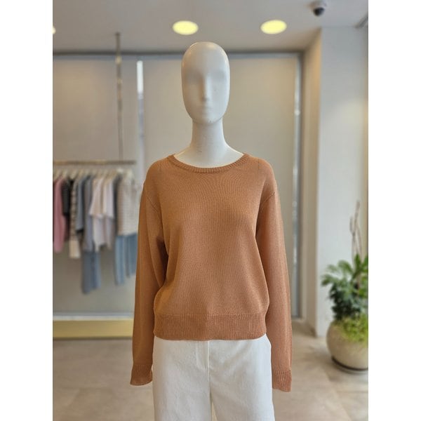 [여주점] [더 아이잗] 여성 루즈핏 라운드넥 풀오버 니트(IS4M1PO941)