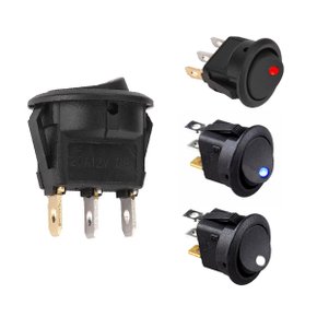 SPS006 원형토글 온오프 스위치 12V 24V 겸용 LED