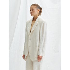 MAC LINEN JACKET (IVORY)