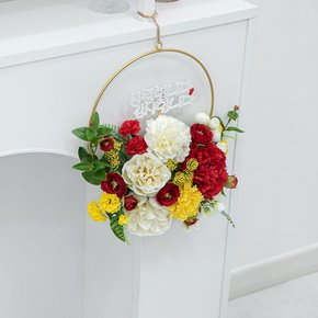 아모르카네이션메탈링 32cm (2컬러) 조화 꽃 어버이날 선물 장식