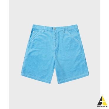 어웨이크뉴욕 AWAKE NY (M) 코듀로이 페인터 쇼츠 블루 CORDUROY PAINTER SHORT BLUE